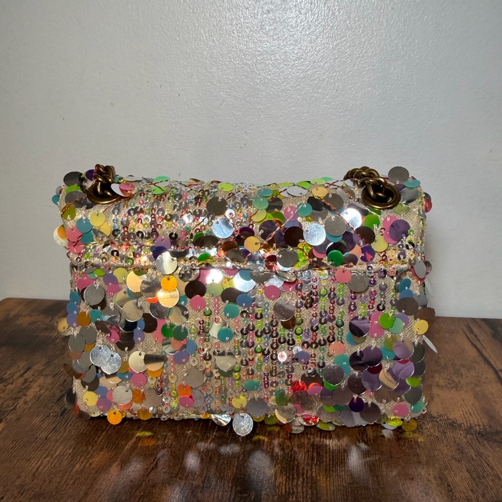 Kurt Geiger Multicolor Sequin Mini Bag - Picture 4 of 7